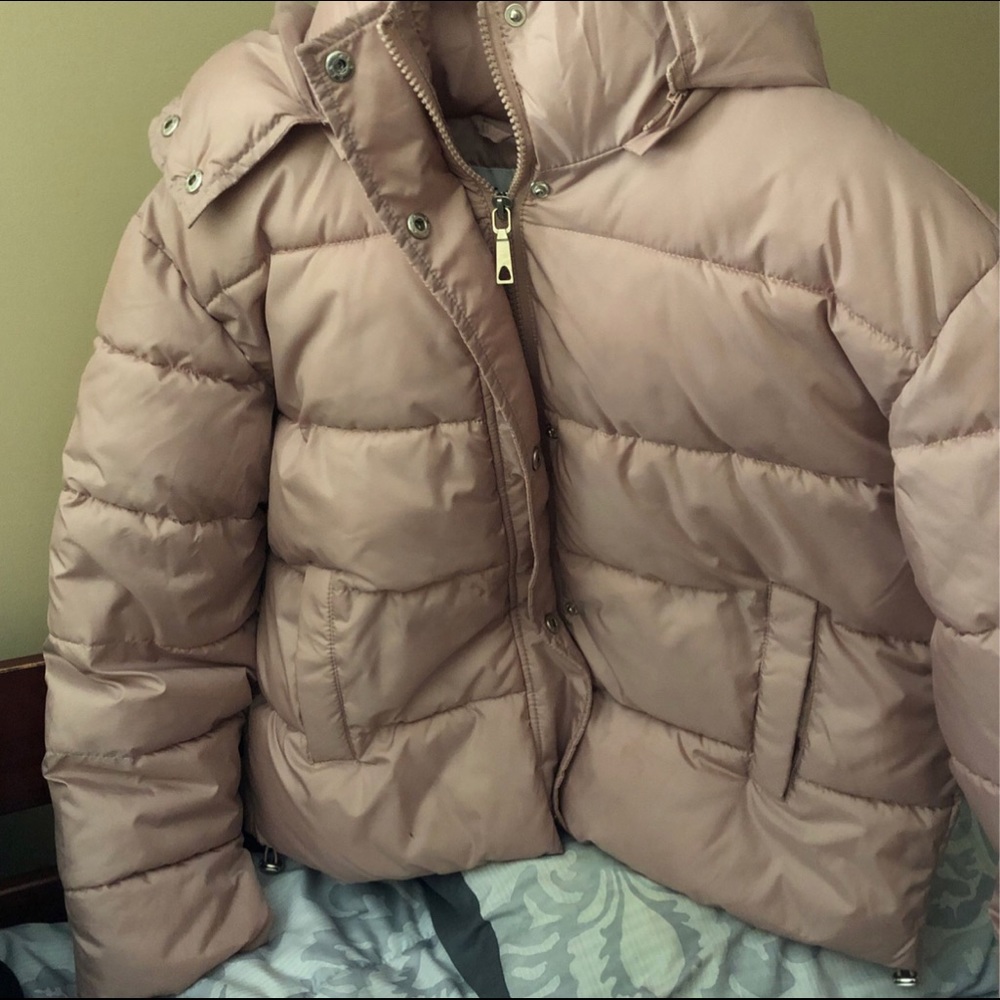 Champagne Puffer Jacket